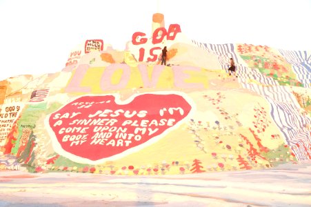 Salvation mountain, Nil, United states
