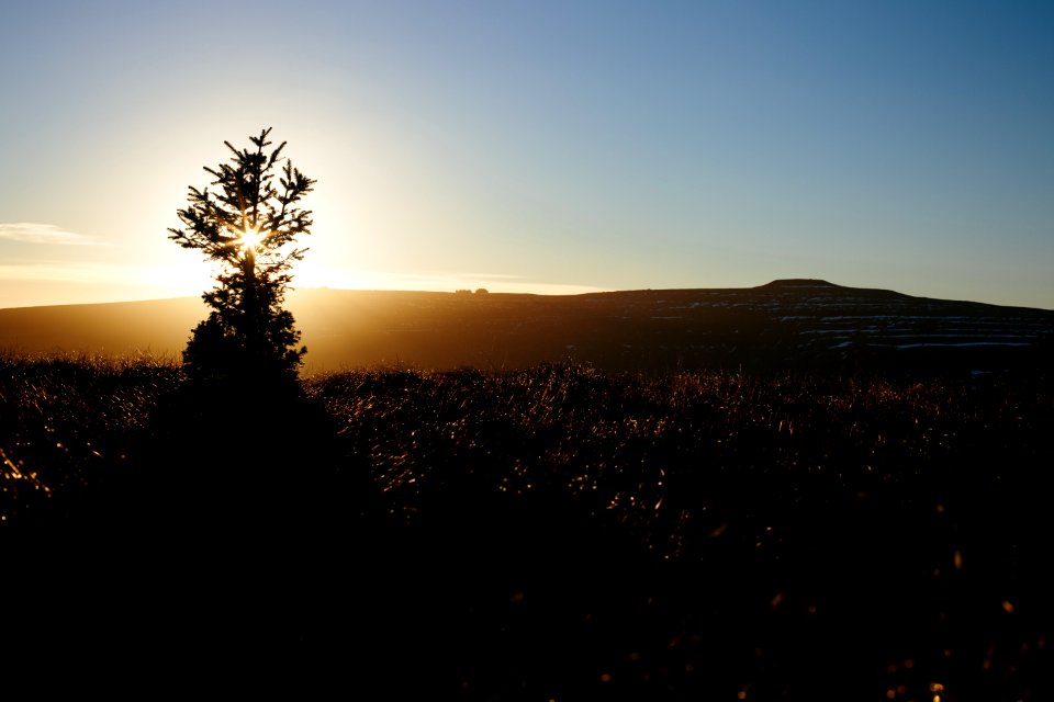 Hills, Sunset, Solitude