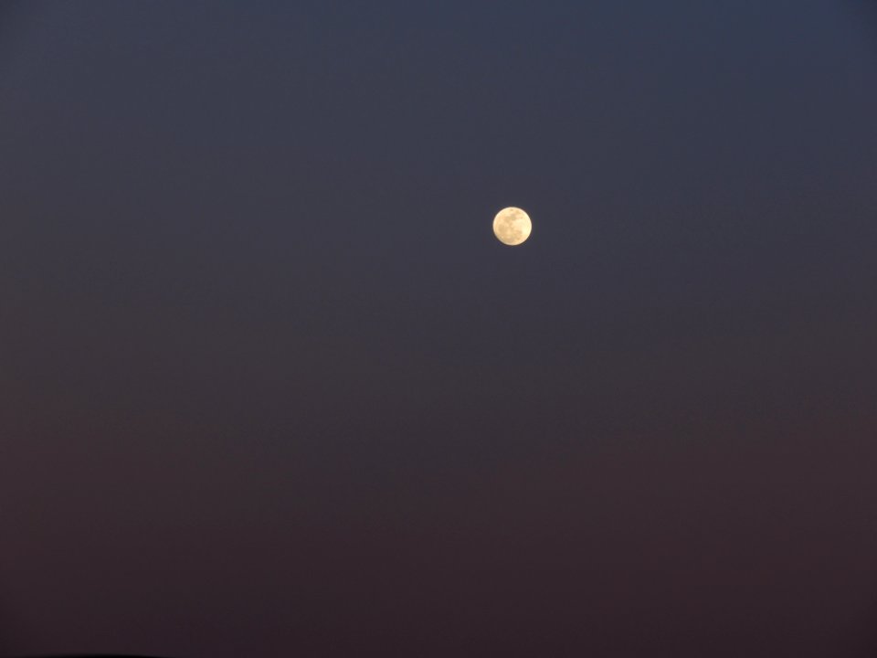 Sky, Moon, Evening
