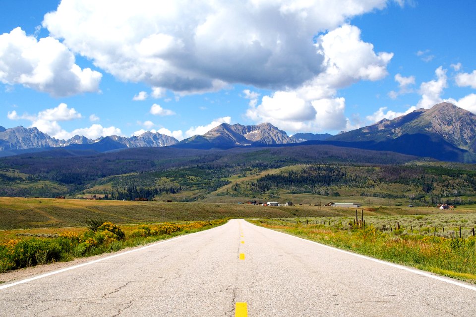 Road, Colorado, Clouds
