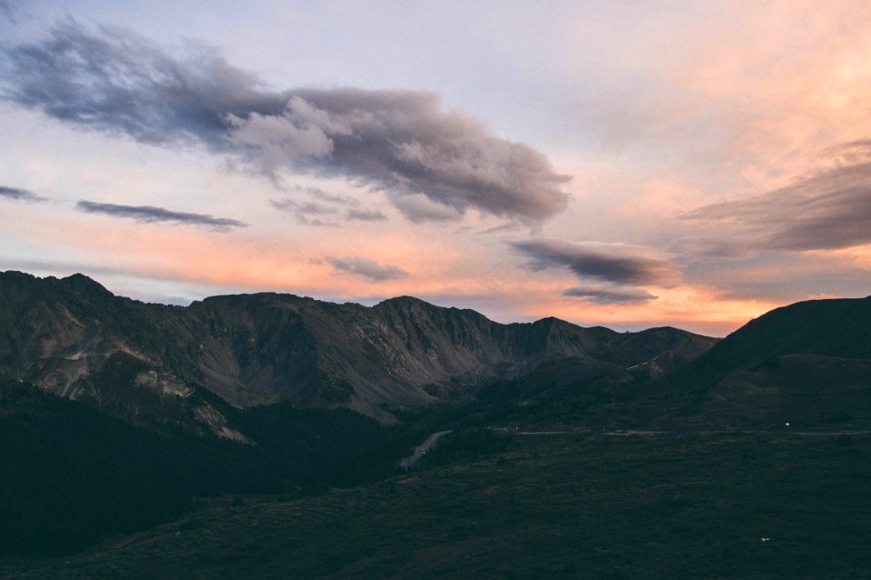 Colorado, Sunset, United states