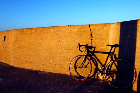 Blue, Wheels, Bicycle