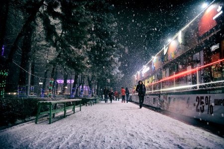 Bishkek, Kyrgyzstan, Snow