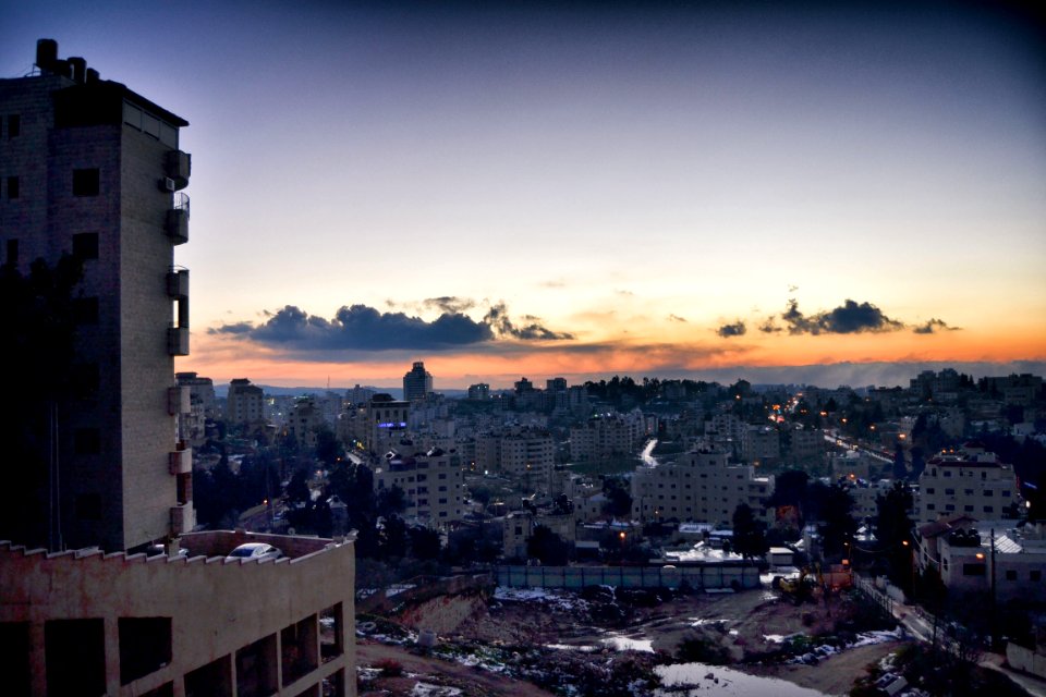 Ramallah, Buildings, Sky