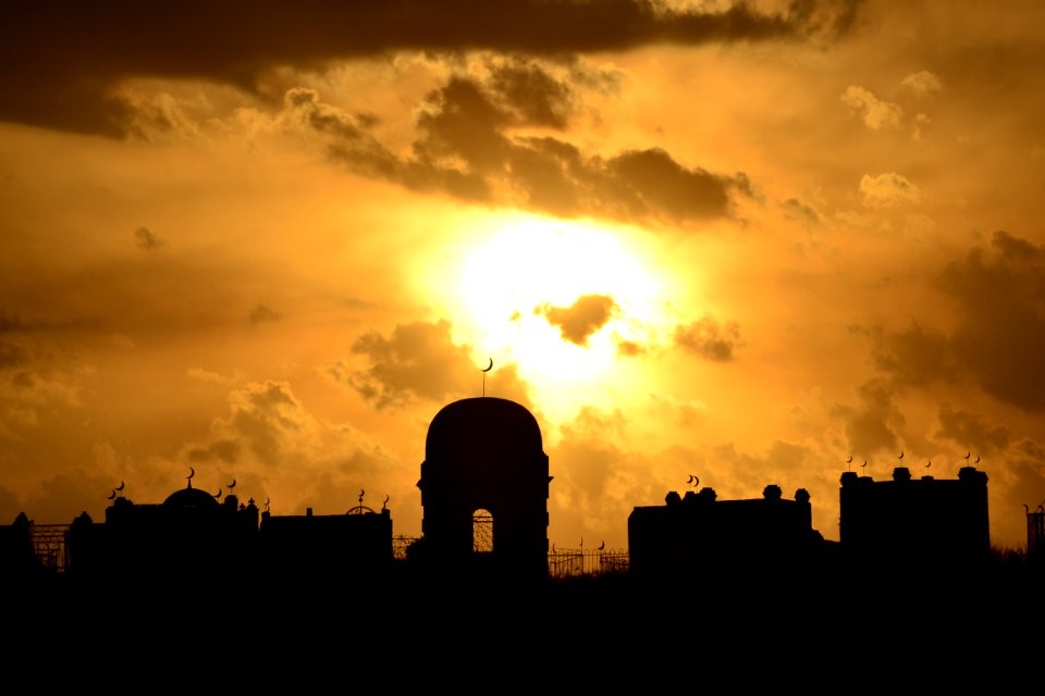 Kazakhstan, Sunset, Sun