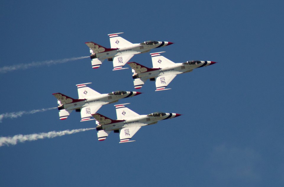 Usaf, Stunt planes, Military planes