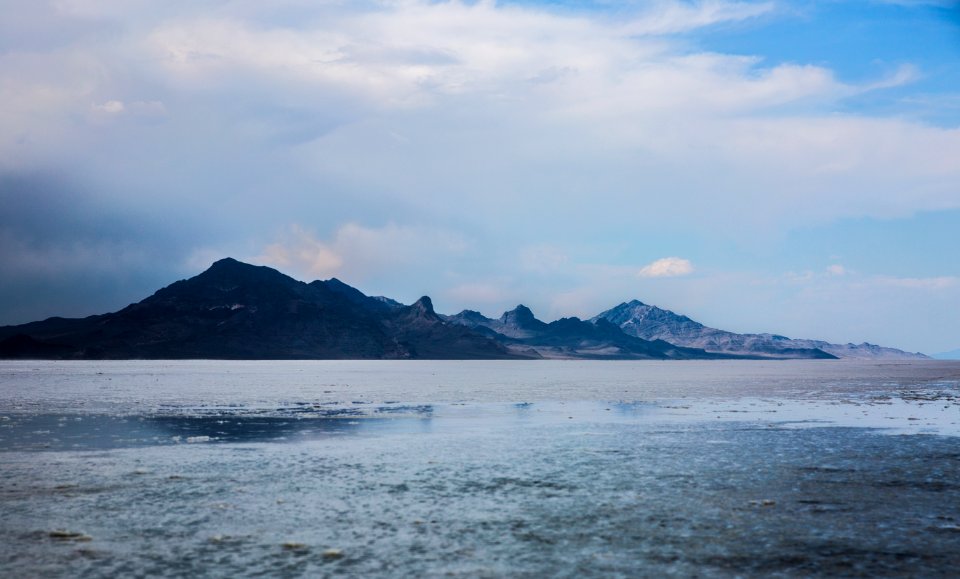 Bonneville salt flats, United states, Salt lake city