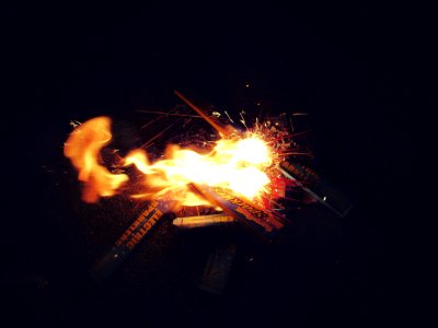 Sparklers, Fire
