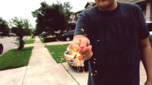 Sparklers, Fireworks photo