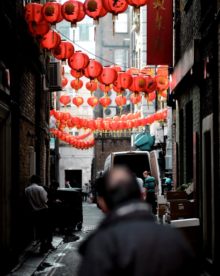 people walking in the street