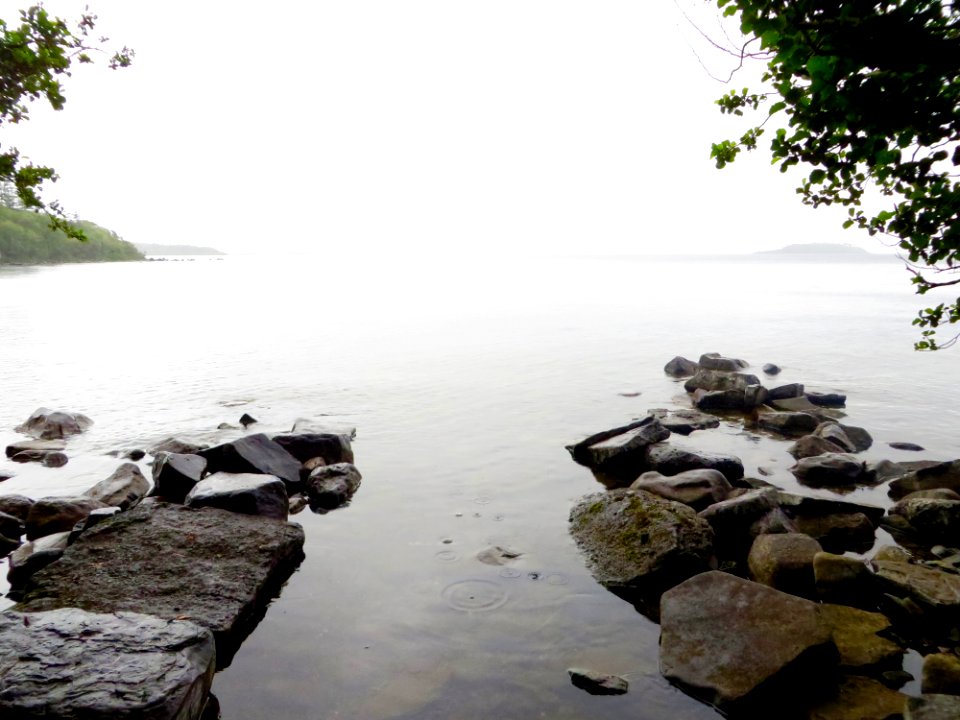 Irel, Lough corrib, Mist