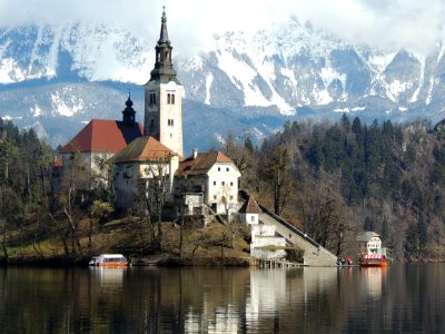 Bled, Slovenia, Mountains photo