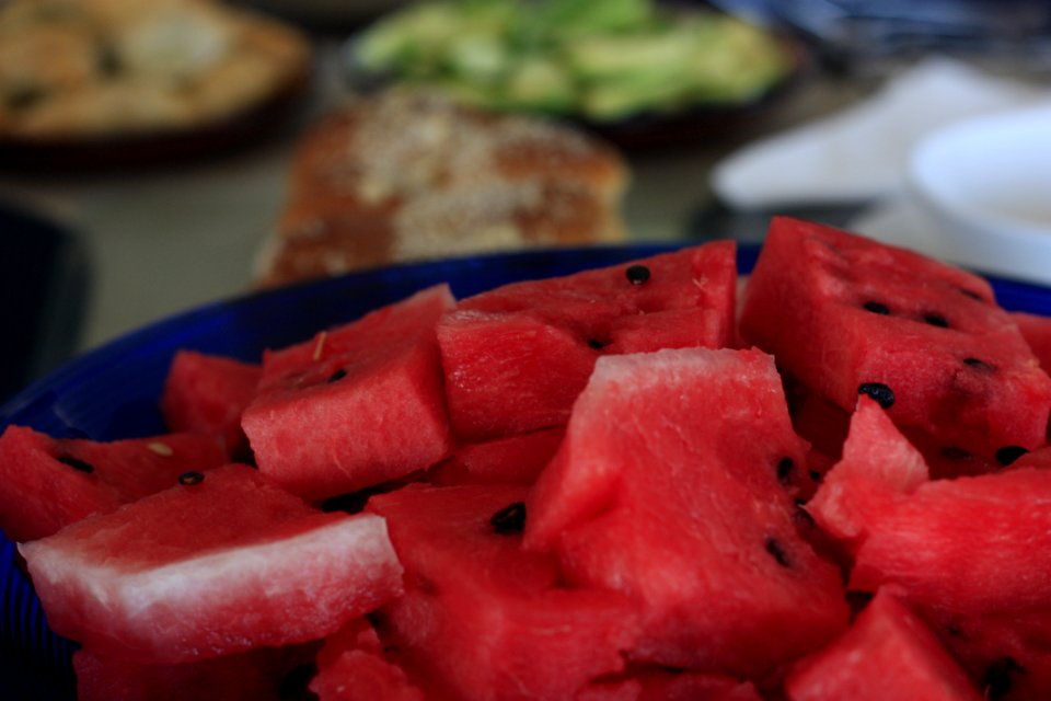 Melon, Diced fruit, Cut fruit