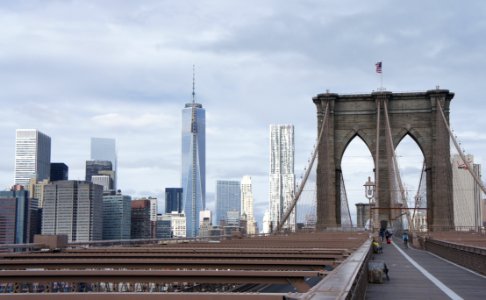 landscape photography of Brooklyn Bridge, New York photo