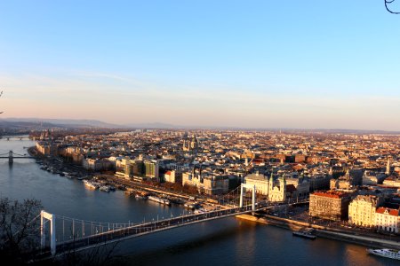Budapest, Hungary, Blue photo