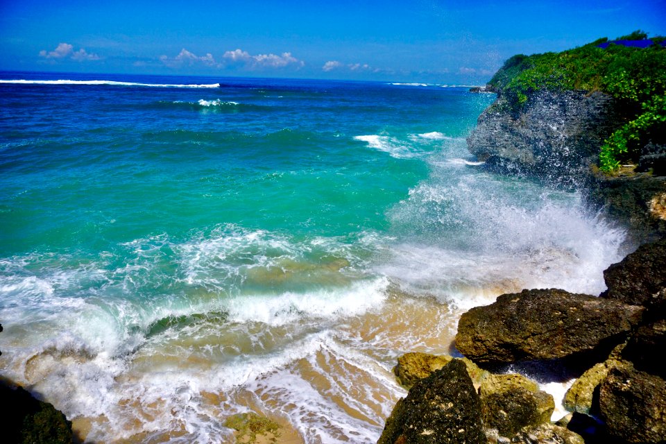 Geger beach, Indonesia, Sea