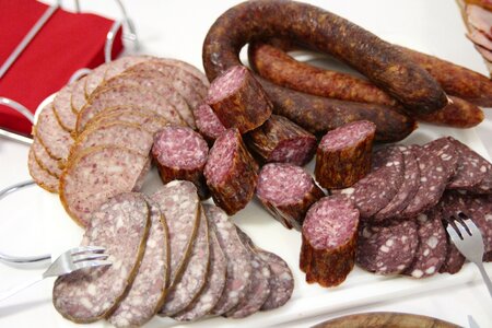 Blood sausage liver sausage pig-slaughtering