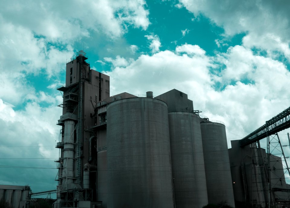 Blue, Sky, Industry
