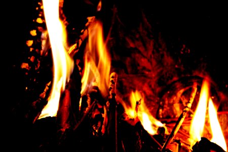 Coal, Winter, Flame