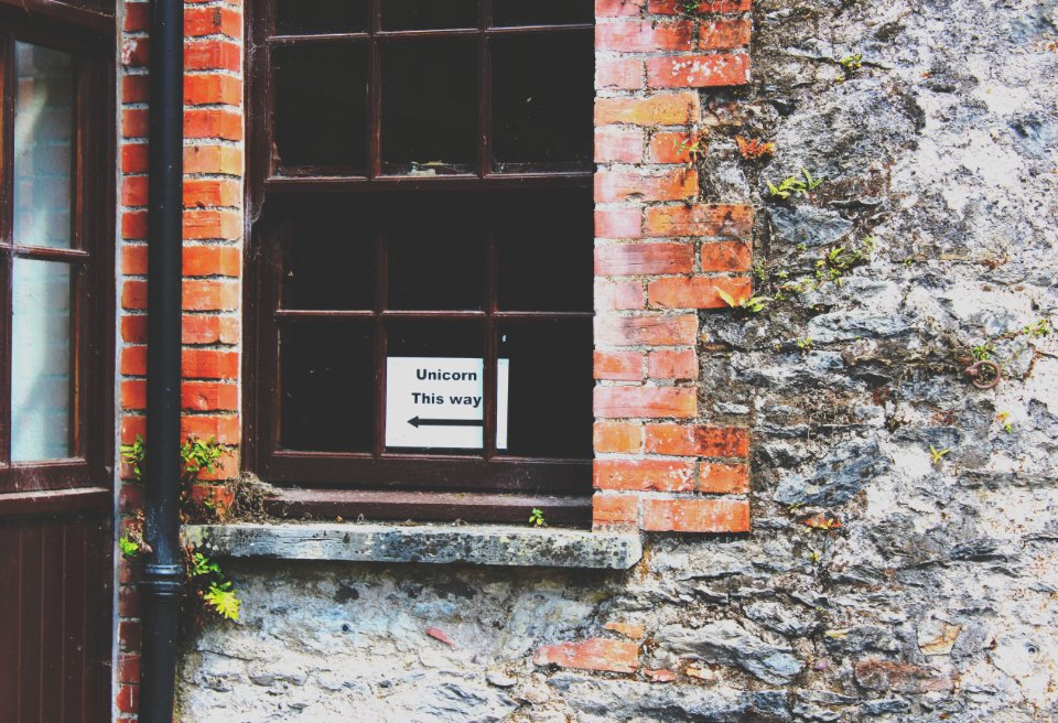 Blarney castle, Irel, Unicorn this way