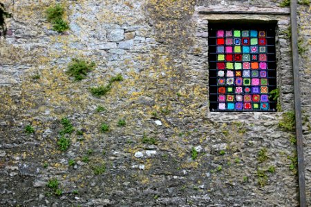 Blarney castle, Irel, Window