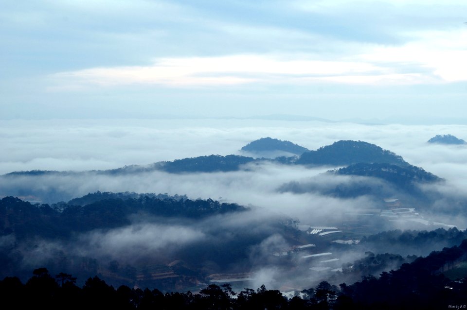 Mountain, Dalat, Cloud