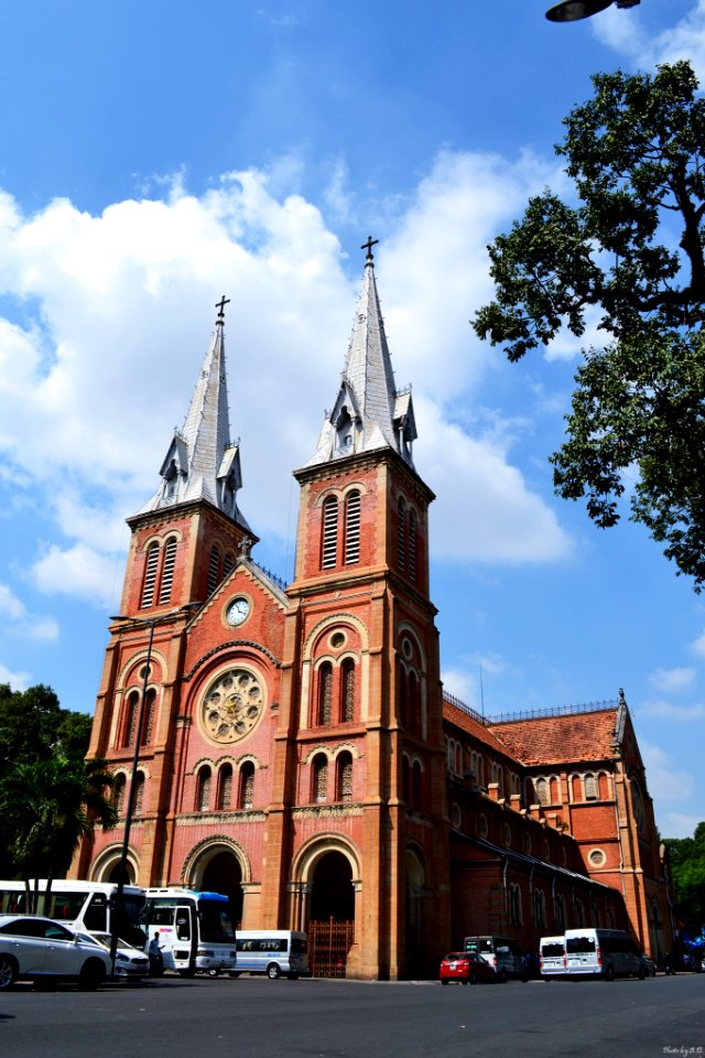 Vietnam, Notre dame cathedral, Tp h ch minh photo