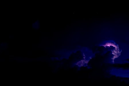 Sky, Lightning, Long exposure