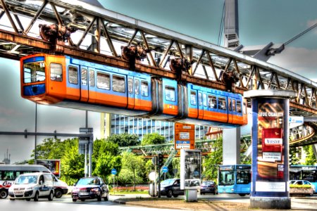Wuppertal, Germany, Suspension railway photo