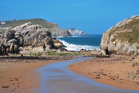 Cantabria virgin sea september