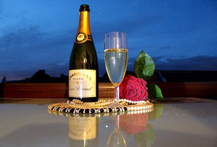 Champagne drink temptation