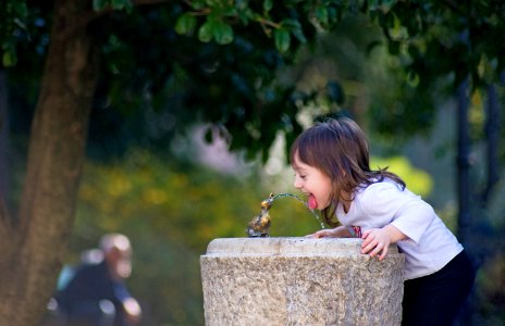 Fountain, Thursty, Water