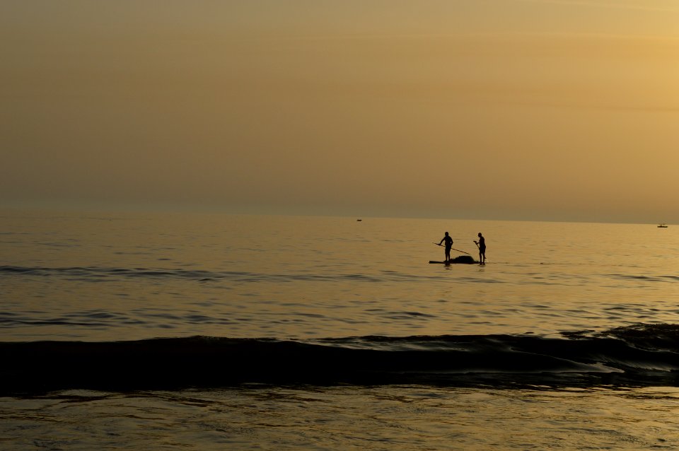 Summer, Silhouette, Sea