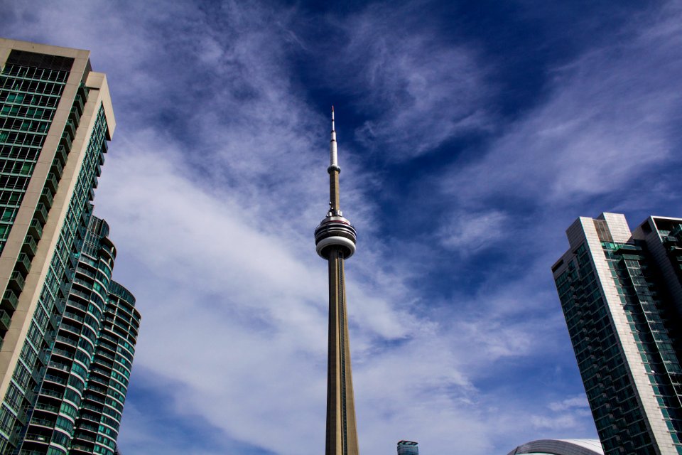 low angle photography of CN Tower, Canada photo