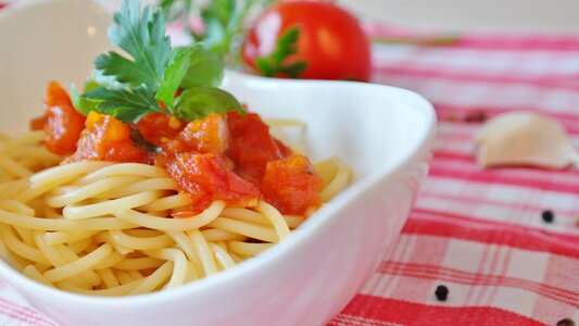 Pasta italian noodles photo