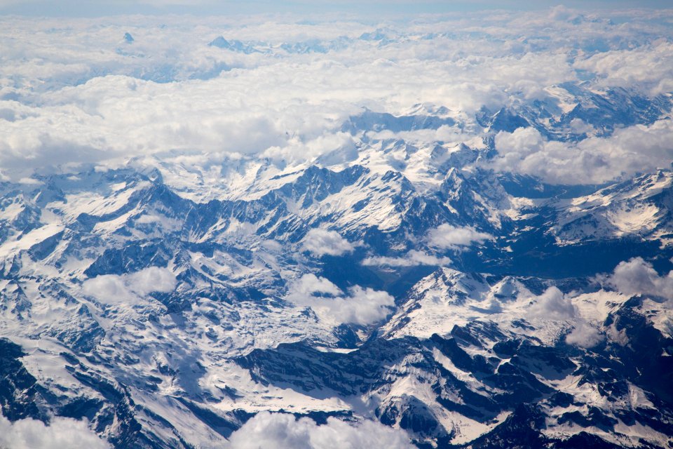white clouds