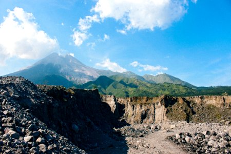 Indonesia, Mount merapi, Slope photo