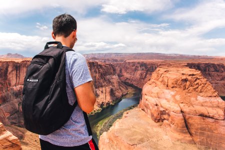 Horse shoe bend, Show low, United states photo