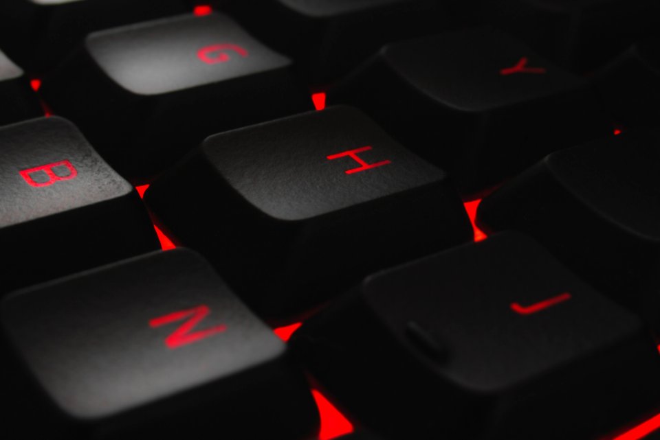 Glow, Black, Red