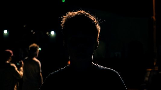 Backlit, Silhouette, Faceless photo