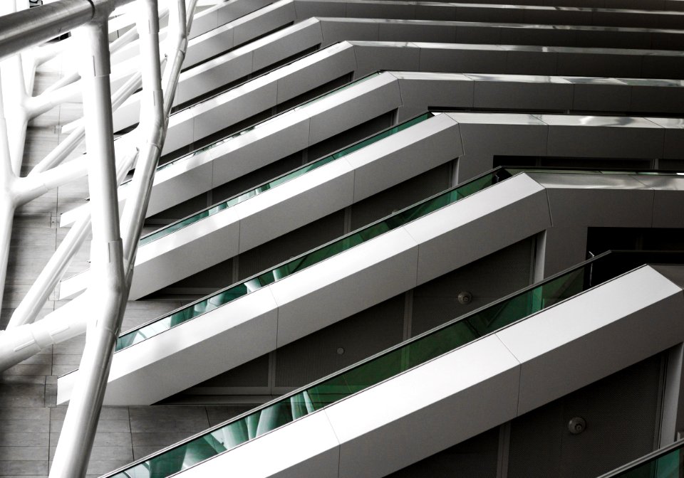 closeup photography of white concrete building photo