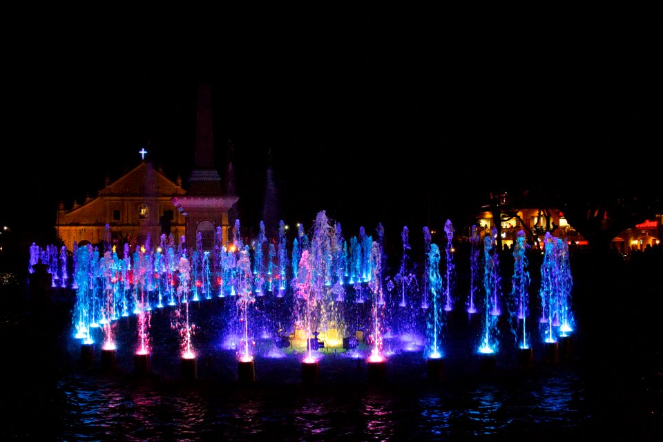 Light show, Philippines, Water light show photo