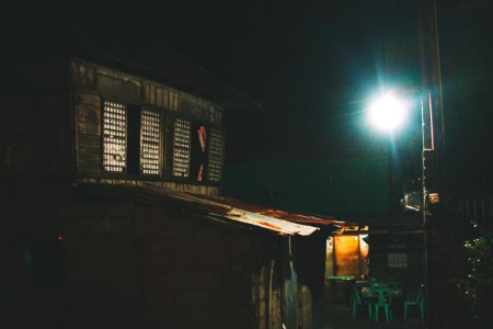 Street lights, Street, Rundown photo