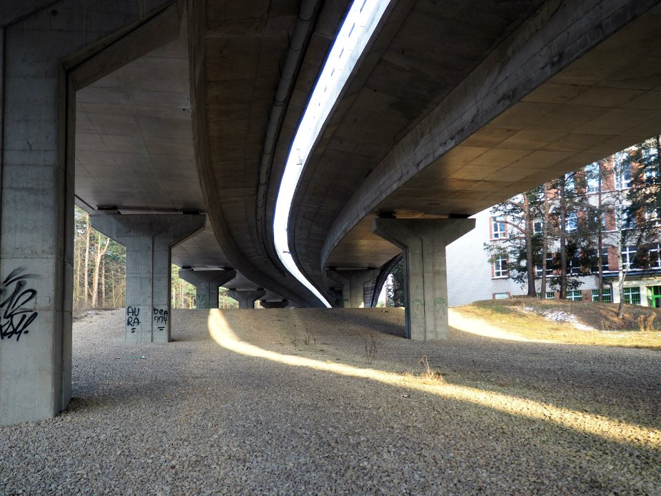 Riga, Latvia, Highway bridge photo