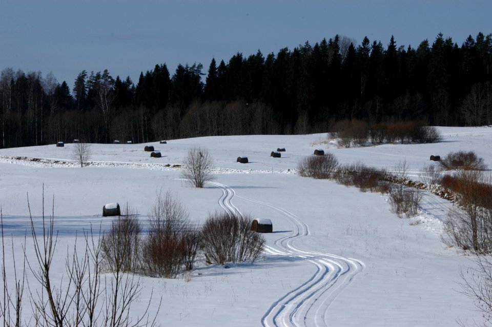 Jaunpiebalga, Latvia, Snow