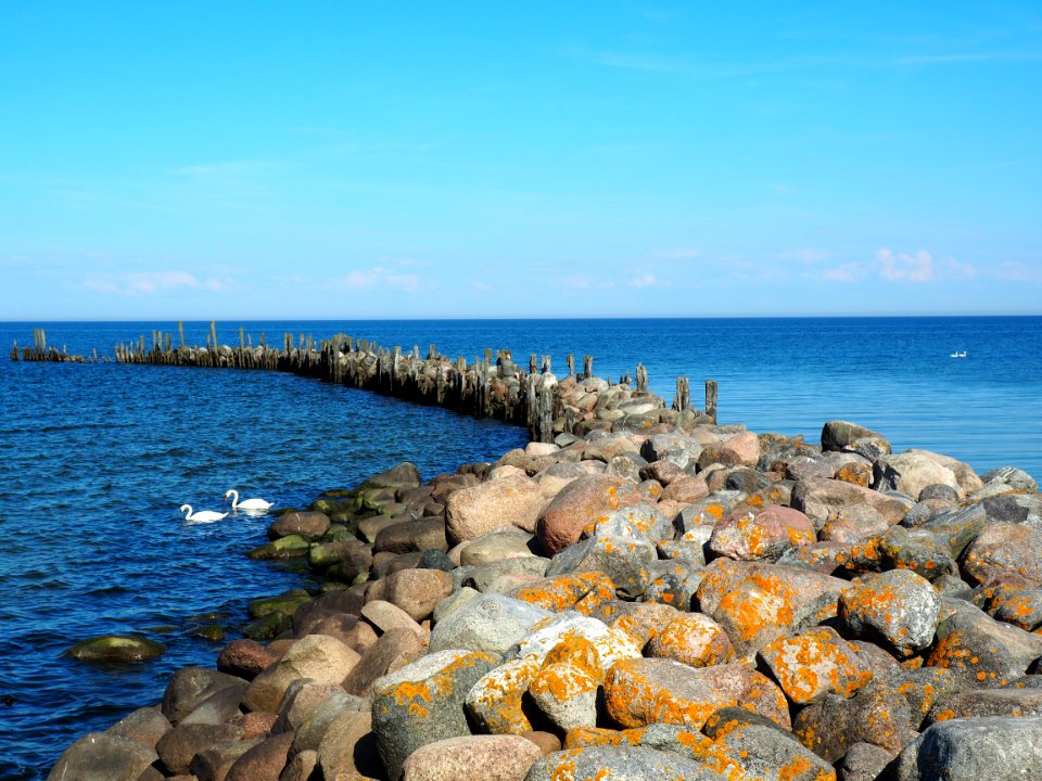 Latvia, Engure municipality, Stones