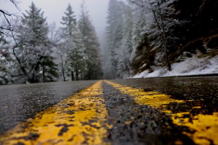Yosemite national park road, Yosemite valley, United states