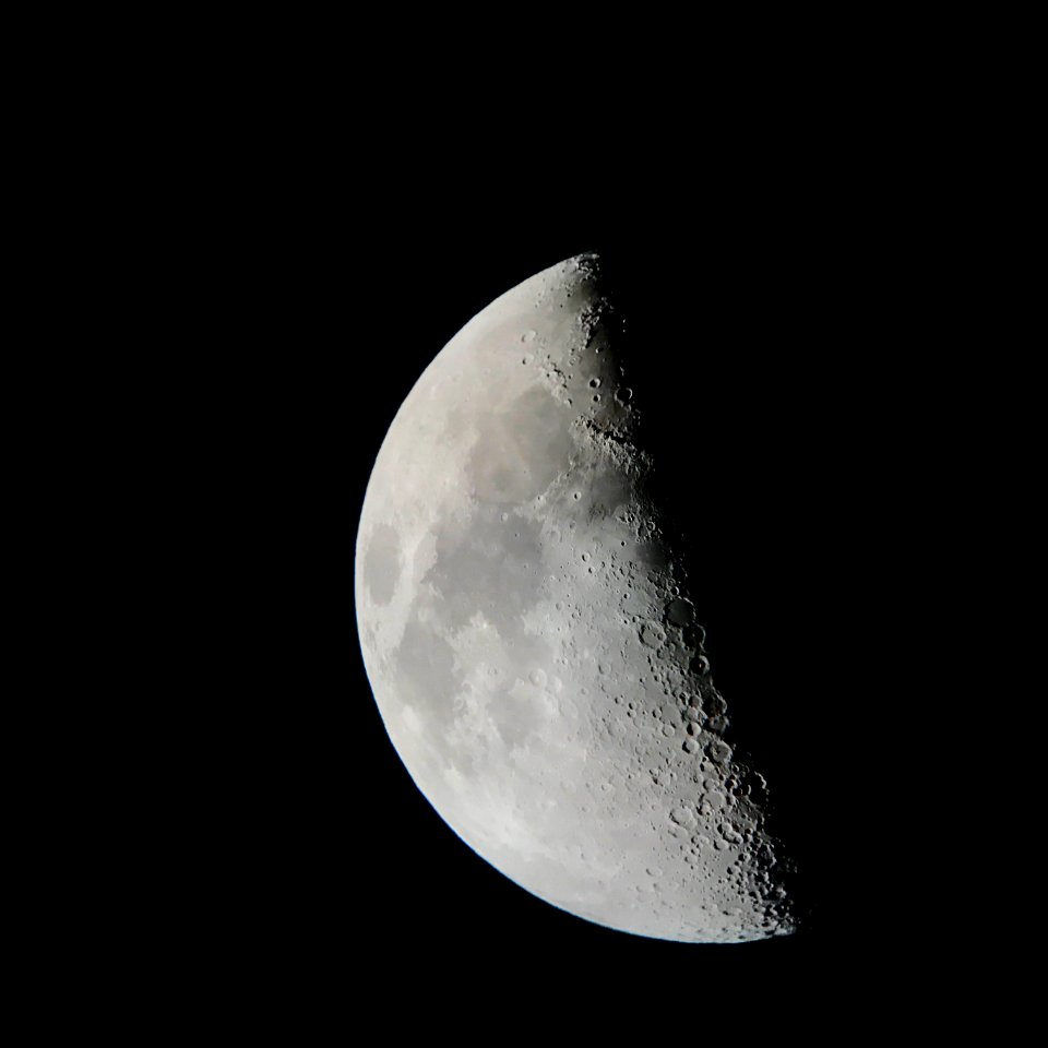 Night, Moon, Sky