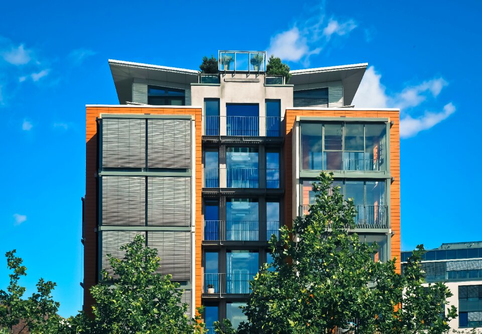 Facade house window