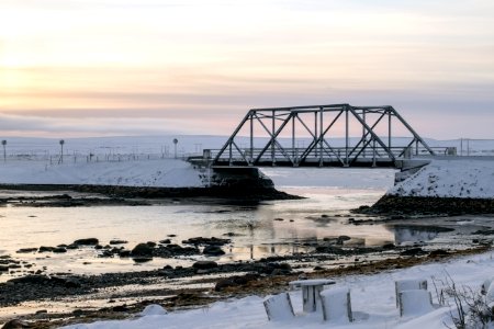 Norway, Skallelv, Road